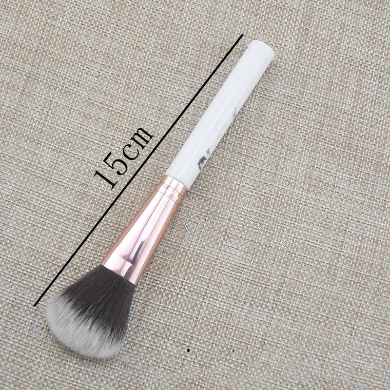 ✨ Single Marble Makeup Brush Collection — Flame Highlight & Face Brushes 💄
