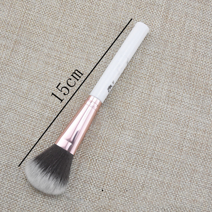 ✨ Single Marble Makeup Brush Collection — Flame Highlight & Face Brushes 💄