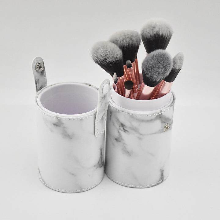 ✨ 10-Piece Marbled Makeup Brush Set — Beginner Beauty Tools 💄