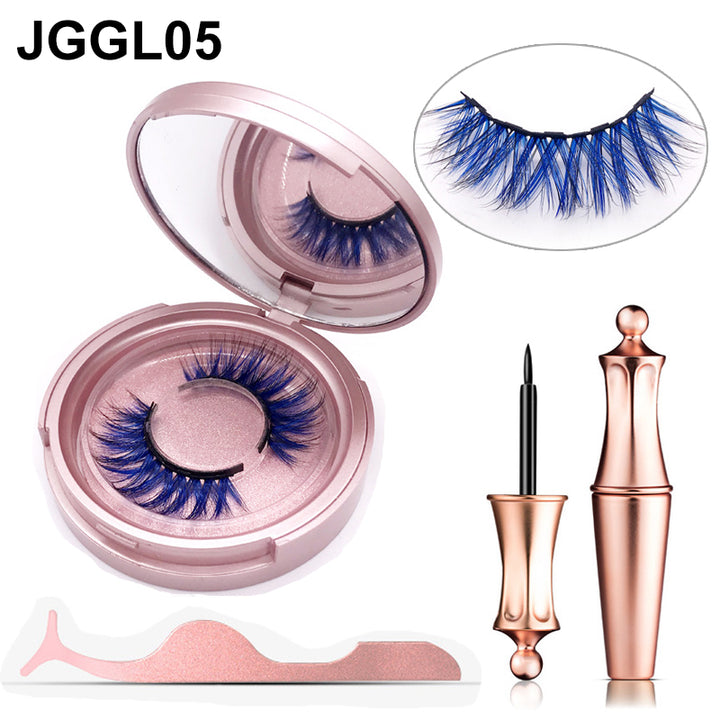 🧲👁️ Glue-Free Magnetic Eyelashes – Handmade Colored Magnetic Lash Set