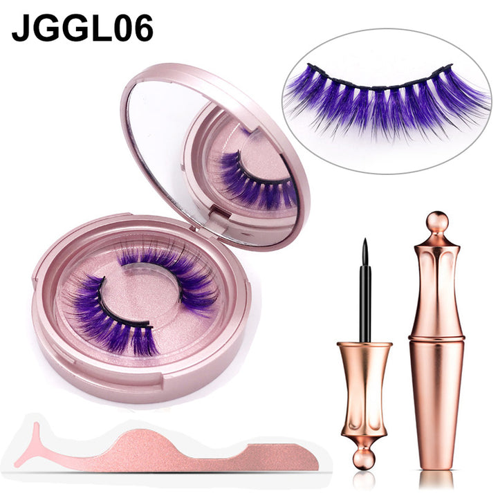 🧲👁️ Glue-Free Magnetic Eyelashes – Handmade Colored Magnetic Lash Set