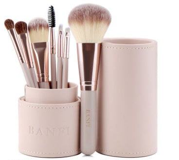 ✨ 7-Piece Beginner Eye Makeup Brush Set — Animal Hair Blend 💄