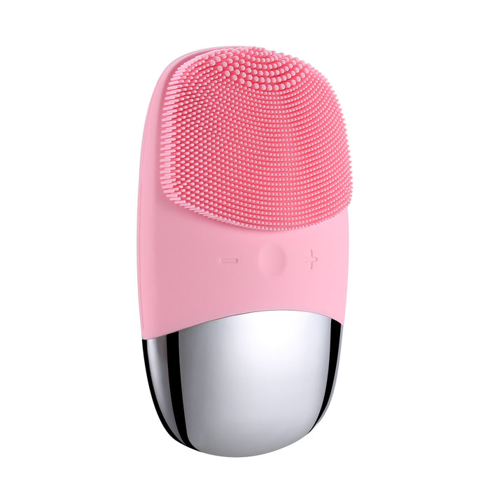🧼💗 Mini Silicone Electric Face Cleansing Brush | Sonic Facial Cleanser & Skin Massager
