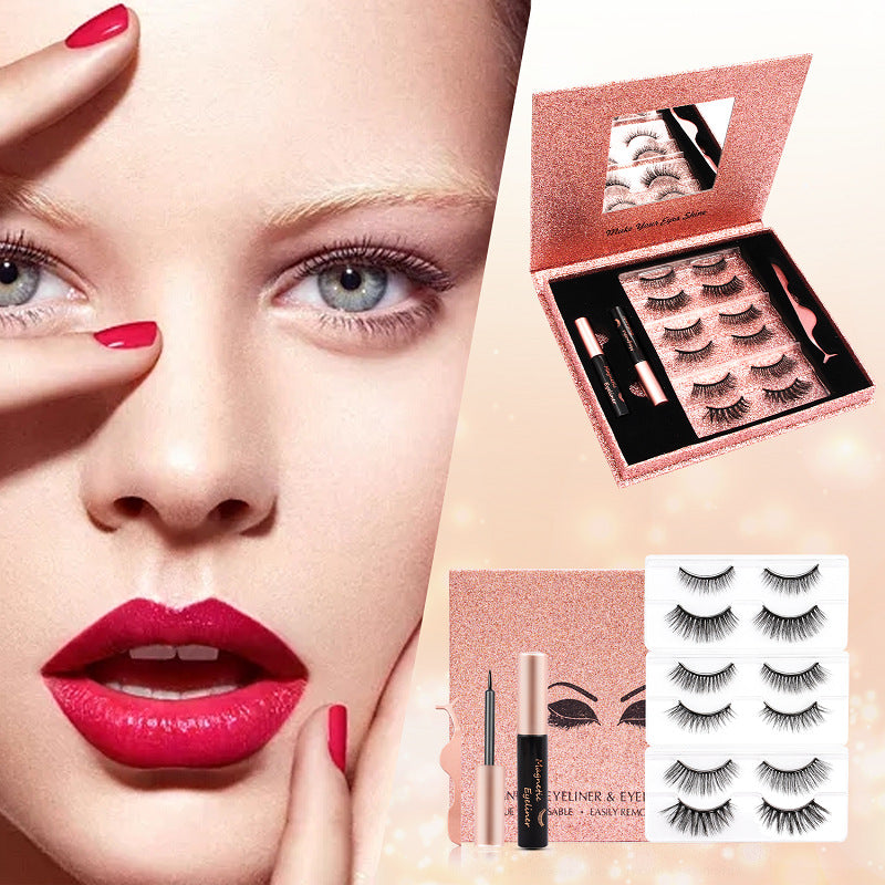 🧲👁️ No Glue Waterproof Magnetic Lashes & Eyeliner Kit – Reusable Magnetic False Eyelashes Set
