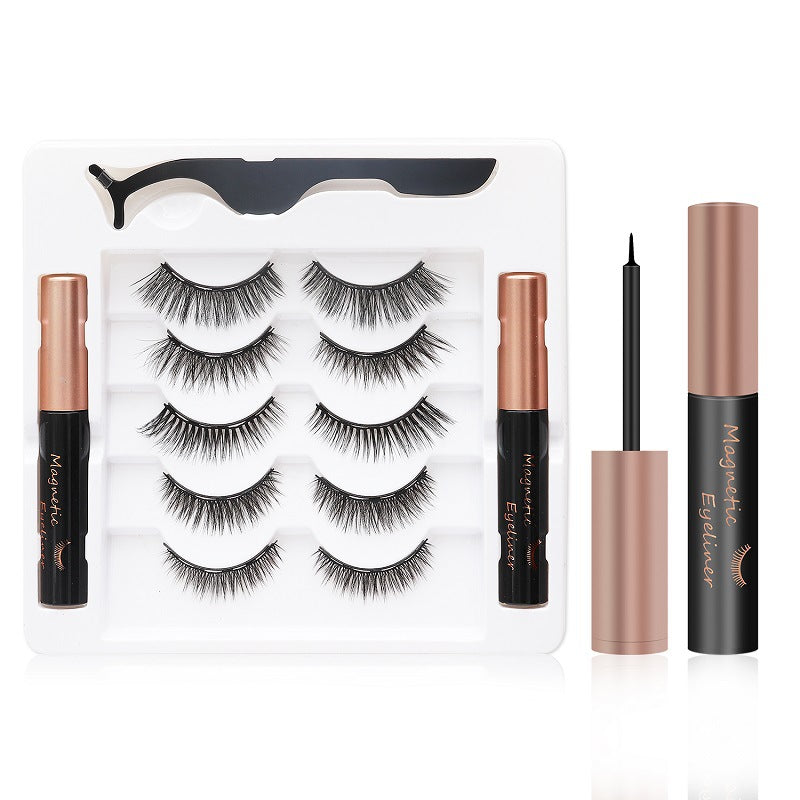🧲👁️ No Glue Waterproof Magnetic Lashes & Eyeliner Kit – Reusable Magnetic False Eyelashes Set