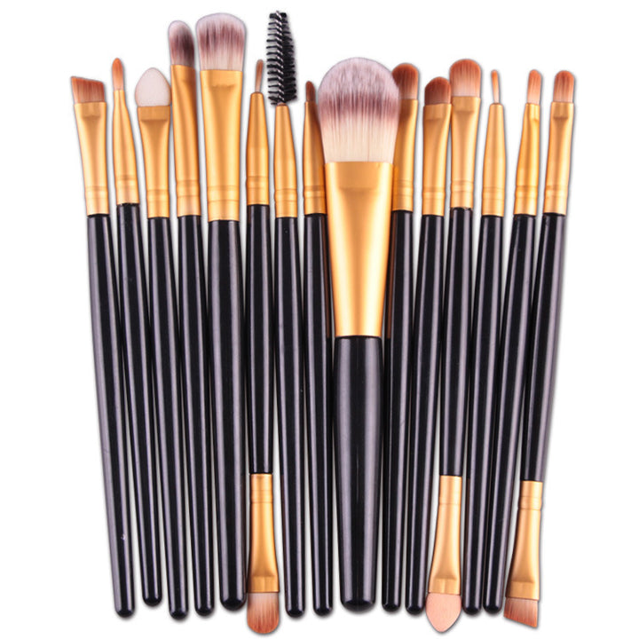 ✨ 15-Piece Makeup Brush Set — Beginner Beauty Tools Kit 💄