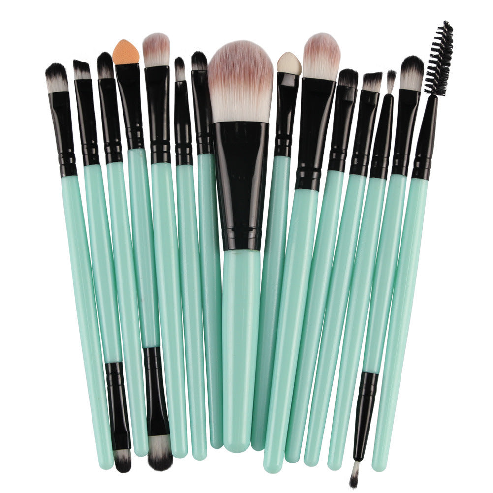 ✨ 15-Piece Makeup Brush Set — Beginner Beauty Tools Kit 💄