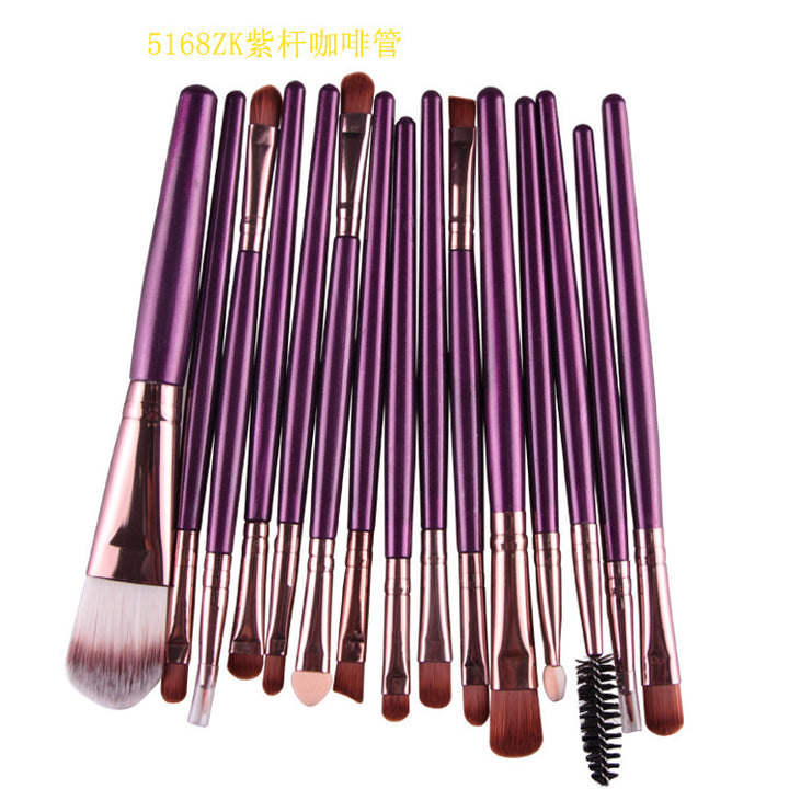 ✨ 15-Piece Makeup Brush Set — Beginner Beauty Tools Kit 💄