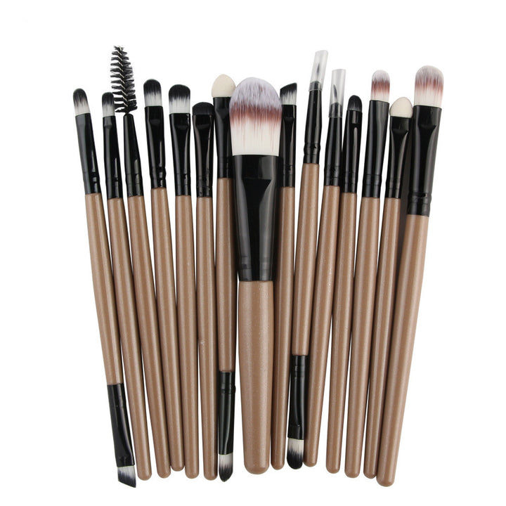 ✨ 15-Piece Makeup Brush Set — Beginner Beauty Tools Kit 💄