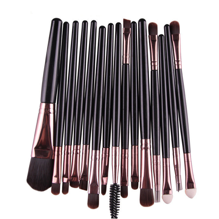 ✨ 15-Piece Makeup Brush Set — Beginner Beauty Tools Kit 💄