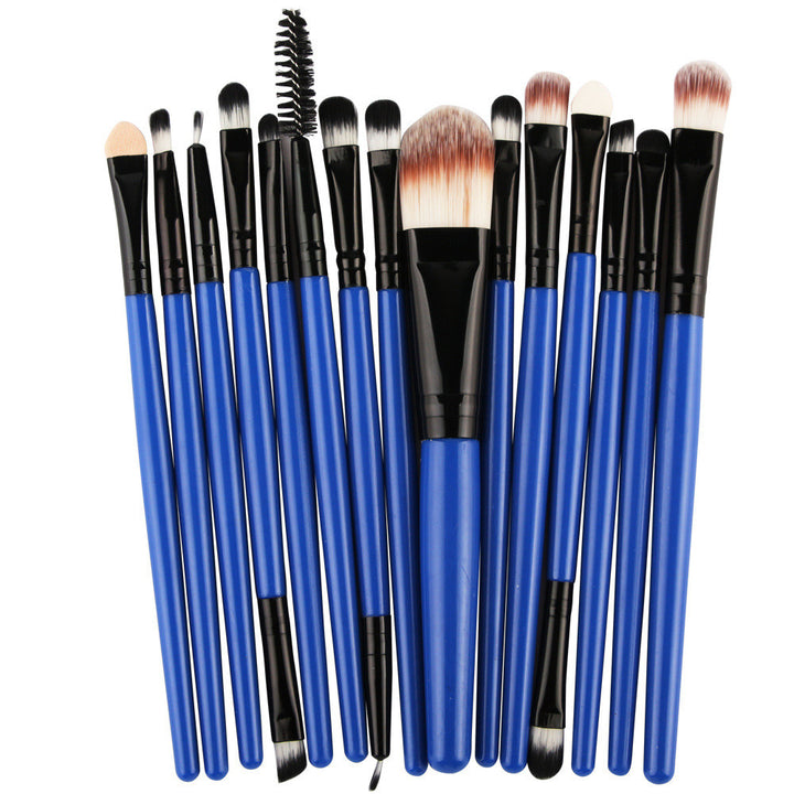 ✨ 15-Piece Makeup Brush Set — Beginner Beauty Tools Kit 💄