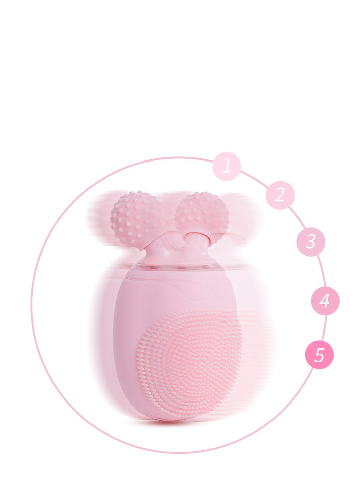 💖🧼 Japan Electric Facial Cleansing Instrument | Silicone Ultrasonic Facial Cleanser