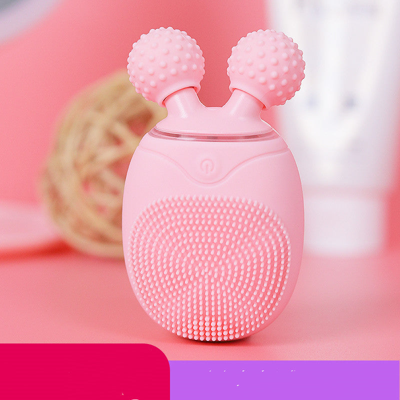 💖🧼 Japan Electric Facial Cleansing Instrument | Silicone Ultrasonic Facial Cleanser