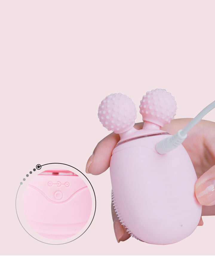 💖🧼 Japan Electric Facial Cleansing Instrument | Silicone Ultrasonic Facial Cleanser