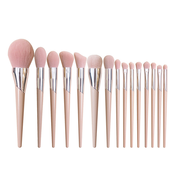 💖✨ Girly Heart Nude Pink Makeup Brush Set — soft glam perfection