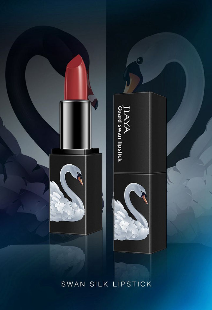✨ Black & White Swan 7-Piece Makeup Set – Cushion BB Cream, Powder & Lipstick Gift Box ✨