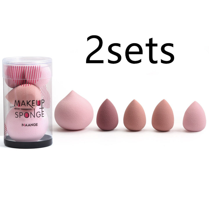 🥚💄 5 Pack Mini Beauty Eggs – Soft Makeup Sponge Set (Wet & Dry Use)