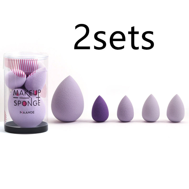 🥚💄 5 Pack Mini Beauty Eggs – Soft Makeup Sponge Set (Wet & Dry Use)
