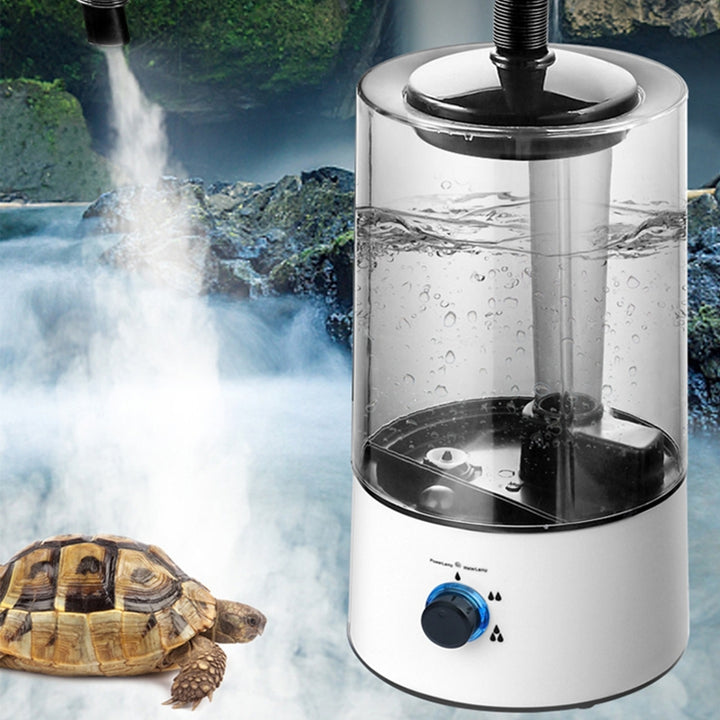 🐢💧 Climbing Pet Tortoise Humidifier | Ultrasonic Air Mist Diffuser 🌿✨