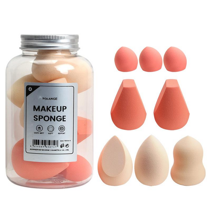 🥚💄 Beauty Egg Makeup Sponge – Soft Wet & Dry Blender Puff with Storage Box