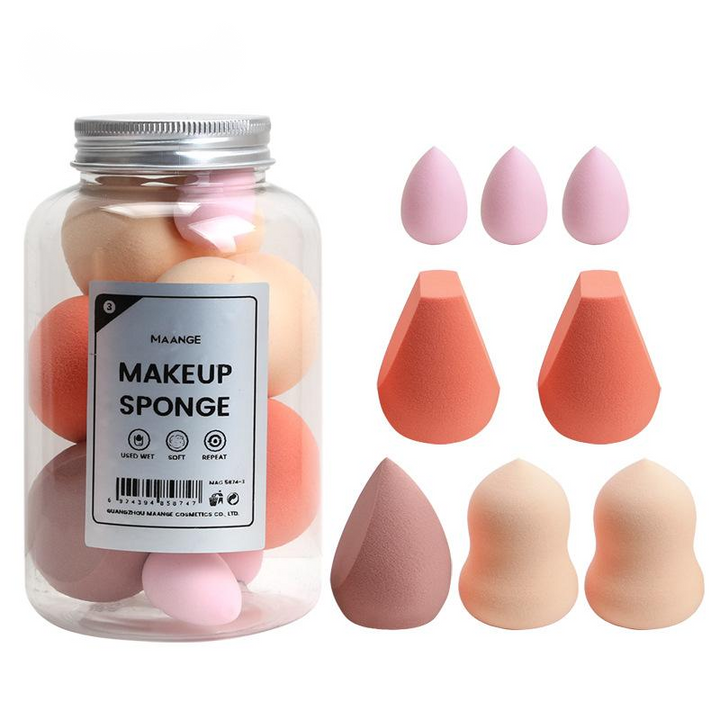 🥚💄 Beauty Egg Makeup Sponge – Soft Wet & Dry Blender Puff with Storage Box