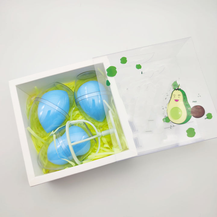 🥚💄 Wet & Dry Beauty Egg Set – Mushroom Head Cushion Puff Boxed (4+1 Set)