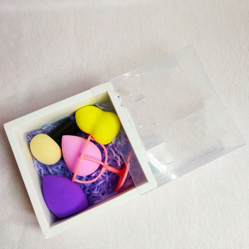 🥚💄 Wet & Dry Beauty Egg Set – Mushroom Head Cushion Puff Boxed (4+1 Set)