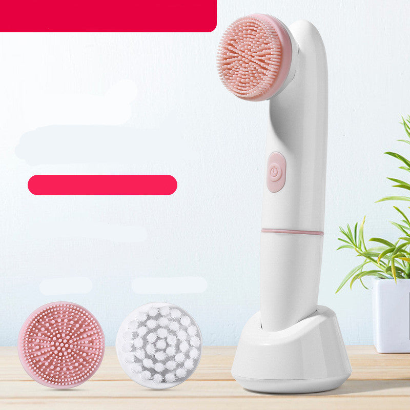 🧼💖 Electric Silicone Facial Cleanser | 360° Deep Cleansing Pore Brush