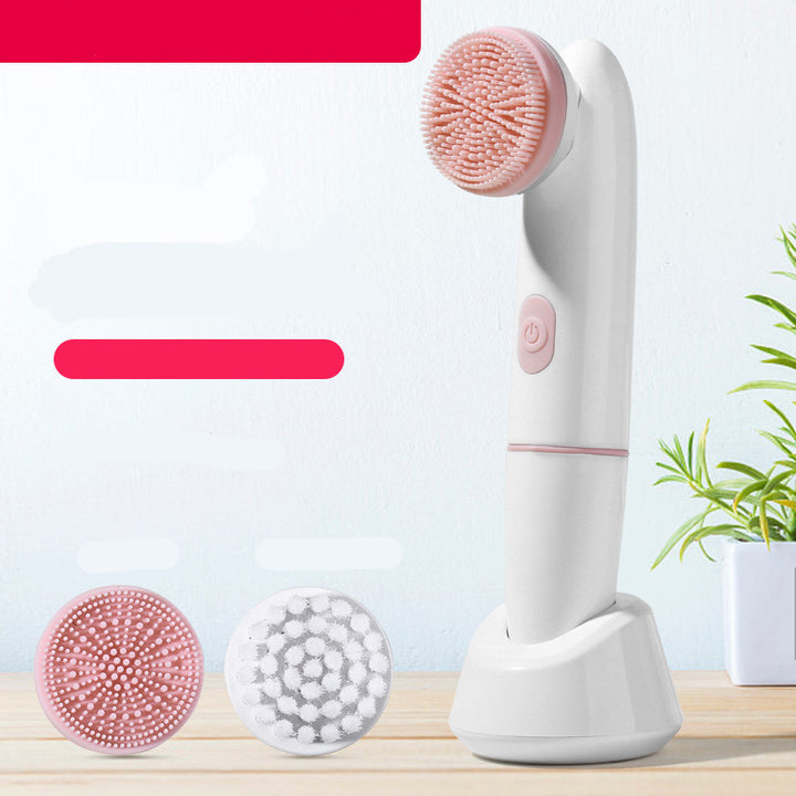 🧼💖 Electric Silicone Facial Cleanser | 360° Deep Cleansing Pore Brush