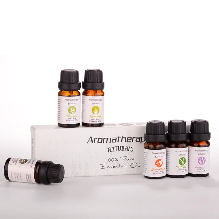 🌿 Aromatherapy Essential Oil Set – Lavender Blend (6 Bottles)