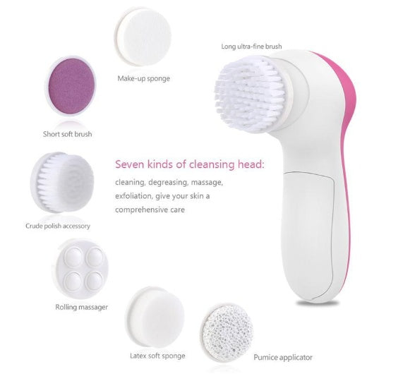 🧼💖 8-in-1 Electric Facial Cleansing Instrument | Multi-Function Pore Cleaner & Skin Care Massager