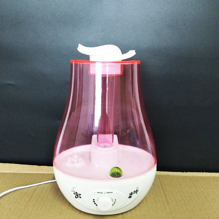 🌫️💧 Mini Home Air Humidifier 3L | Double Spray Ultrasonic LED Humidifier 🌙✨