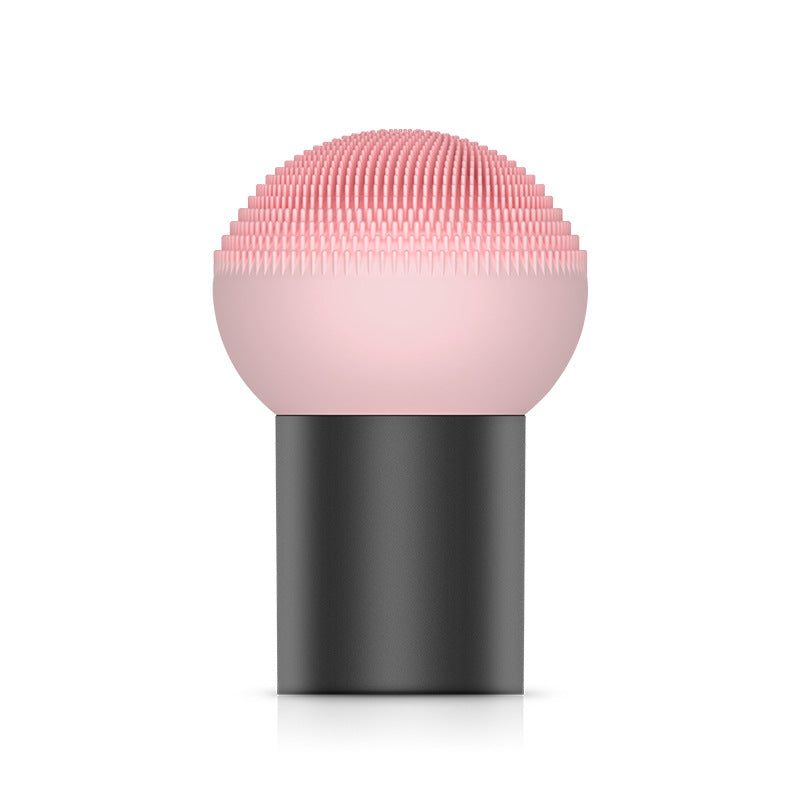 🧼💗 Silicone Facial Cleansing Instrument | Ultrasonic Face Brush & Blackhead Pore Cleaner