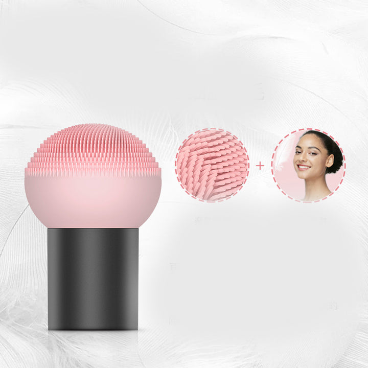 🧼💗 Silicone Facial Cleansing Instrument | Ultrasonic Face Brush & Blackhead Pore Cleaner