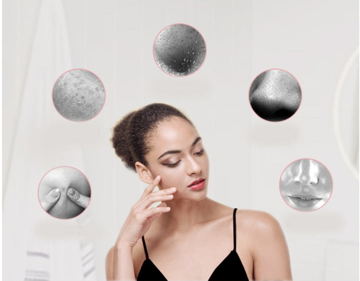 🧼💗 Silicone Facial Cleansing Instrument | Ultrasonic Face Brush & Blackhead Pore Cleaner