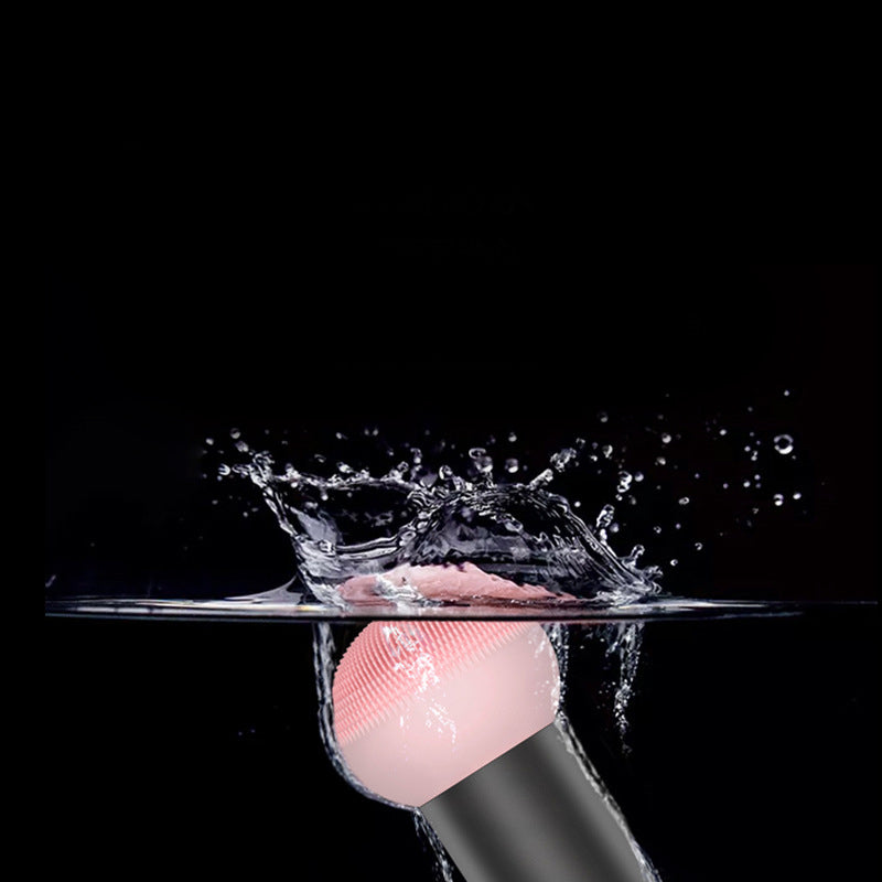 🧼💗 Silicone Facial Cleansing Instrument | Ultrasonic Face Brush & Blackhead Pore Cleaner