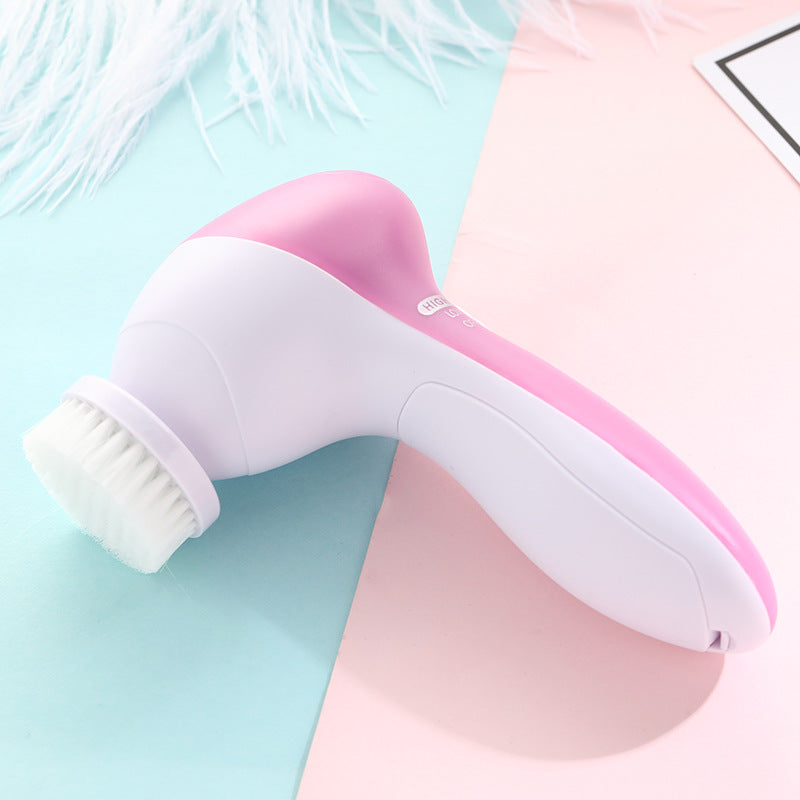 💖🧼 New Electric Rotating Five-in-One Cleansing Instrument | Ultrasonic Facial Cleanser & Massage Device