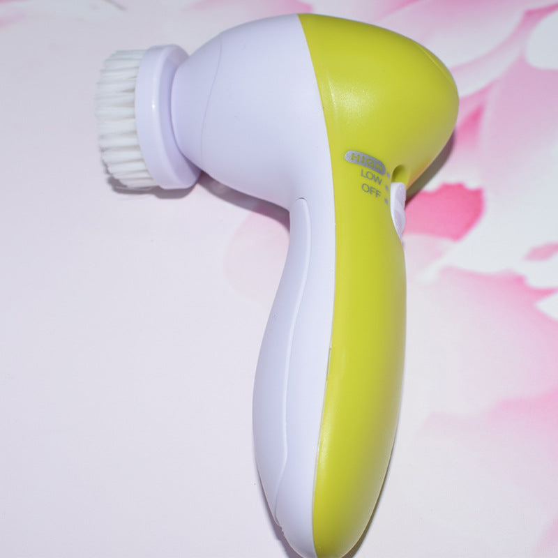 💖🧼 New Electric Rotating Five-in-One Cleansing Instrument | Ultrasonic Facial Cleanser & Massage Device