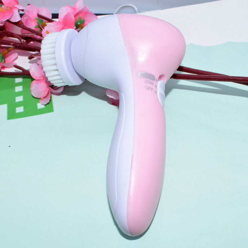 💖🧼 New Electric Rotating Five-in-One Cleansing Instrument | Ultrasonic Facial Cleanser & Massage Device