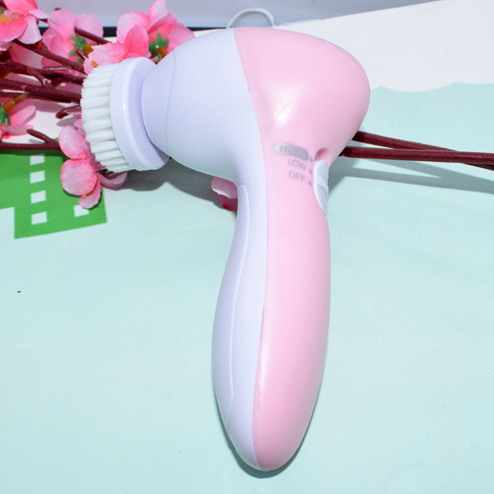 💖🧼 New Electric Rotating Five-in-One Cleansing Instrument | Ultrasonic Facial Cleanser & Massage Device