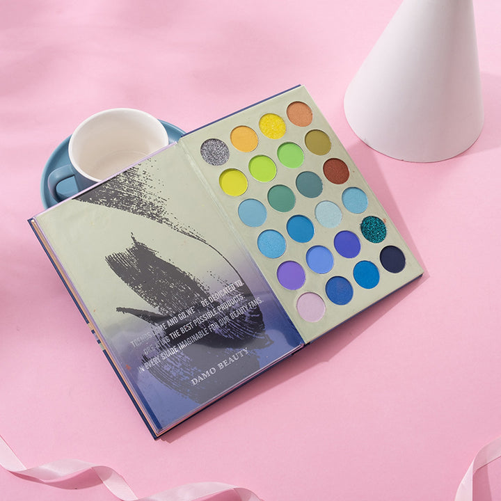 📚 72-Color Eyeshadow Book Palette – All-in-One Professional Makeup Kit ✨