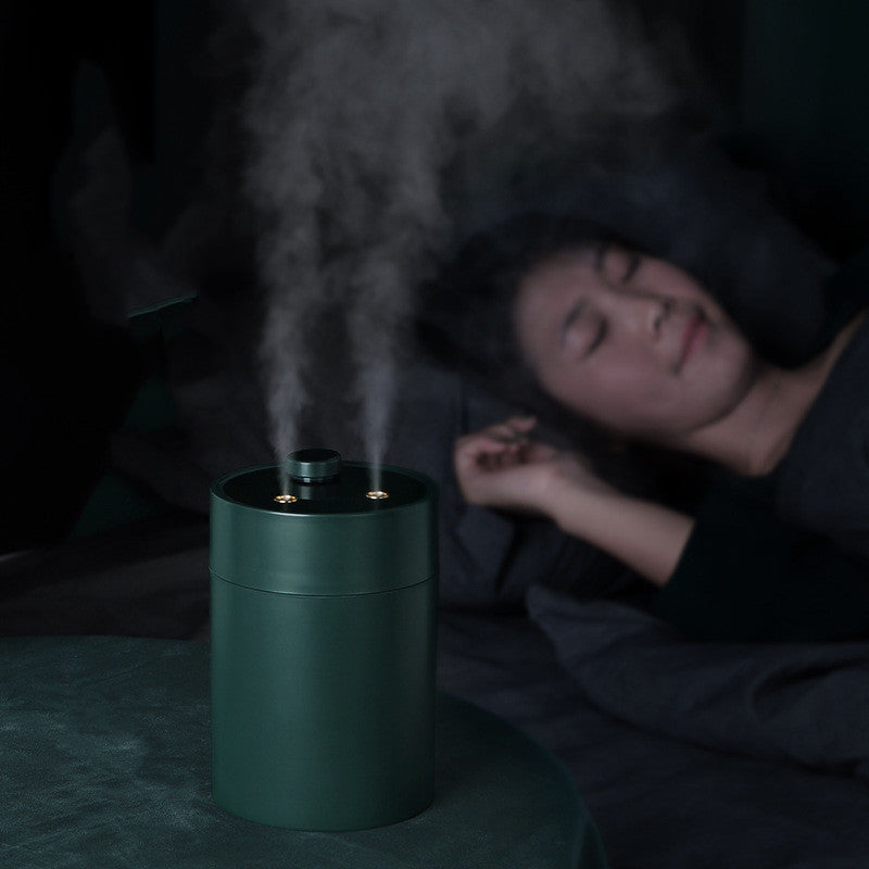 💧🖥️ USB Dual-Nozzle Desktop Humidifier | Large Spray Mini Atomizer