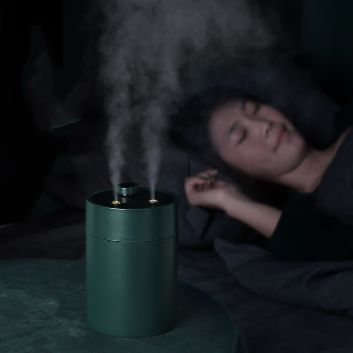 💧🖥️ USB Dual-Nozzle Desktop Humidifier | Large Spray Mini Atomizer