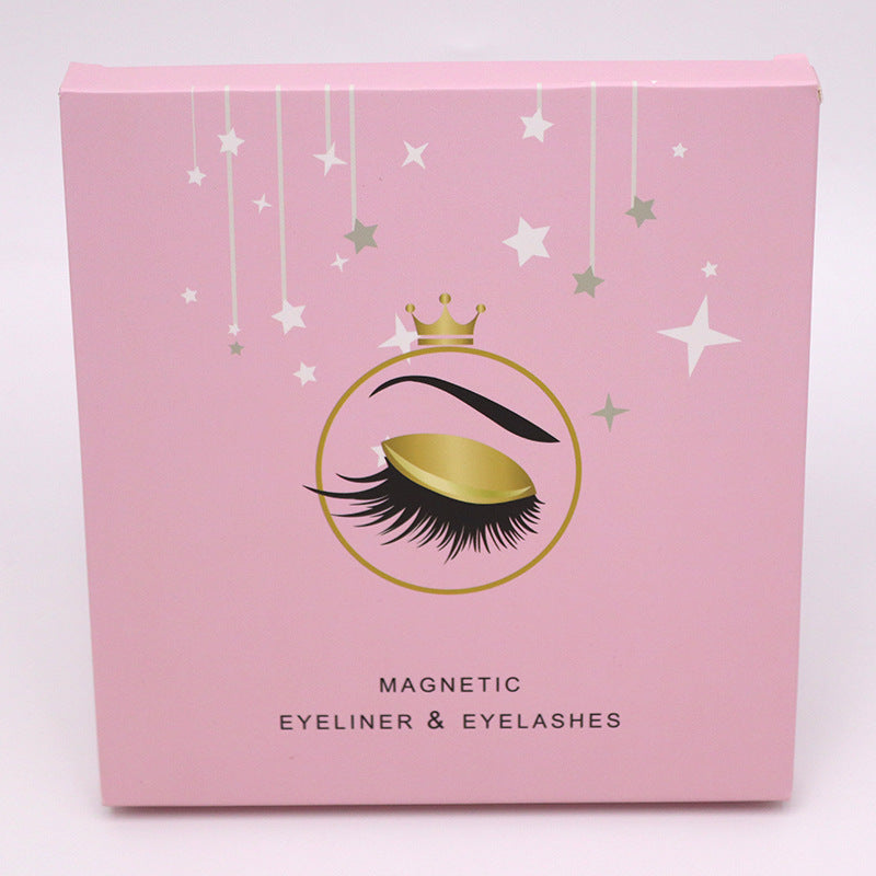 🧲👁️ Magnetic Eyelashes & Eyeliner Set – Waterproof Reusable False Mink Lashes