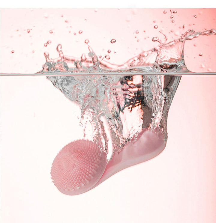 🧼💖 Xiaoruyi Sonic Electric Facial Cleansing Device | Silicone Magnetic Bead Rotating Face Brush
