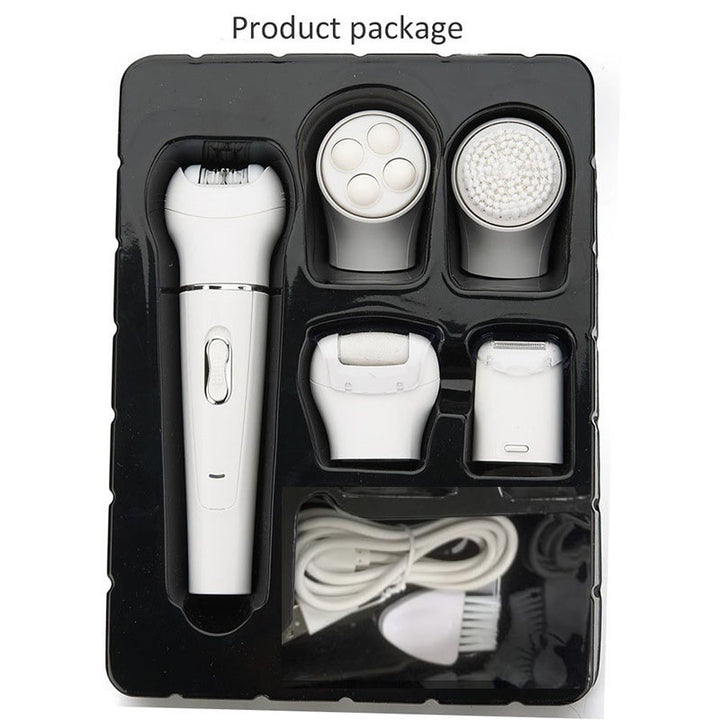 💖🧼 Multifunctional Electric Epilator & Facial Cleansing Brush | 2-in-1 Beauty Device