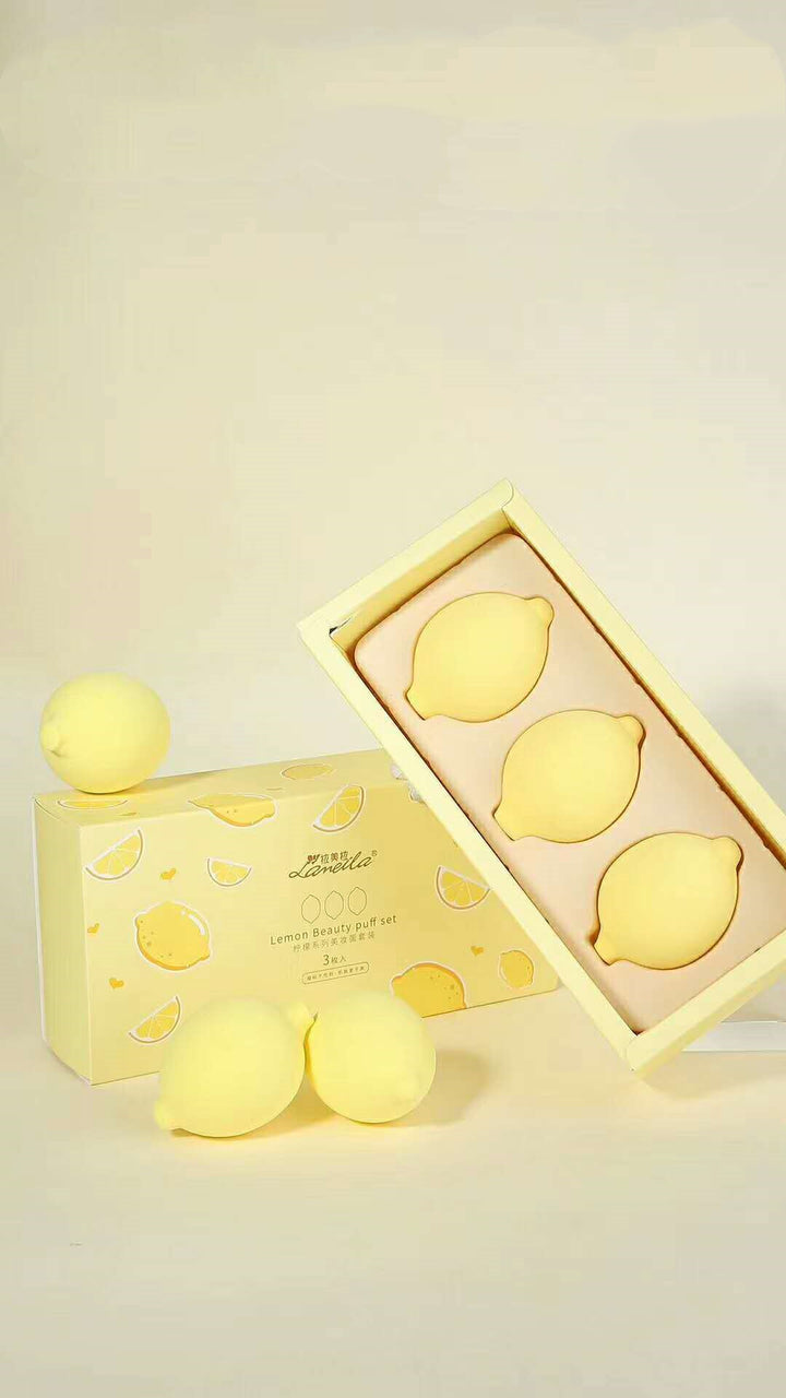 🥭💄 Small Mango Fruit Series Beauty Egg Set – Soft Makeup Sponge (Wet & Dry, No Powder Waste)