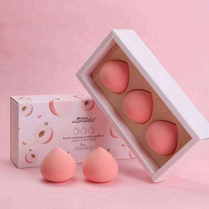 🥭💄 Small Mango Fruit Series Beauty Egg Set – Soft Makeup Sponge (Wet & Dry, No Powder Waste)