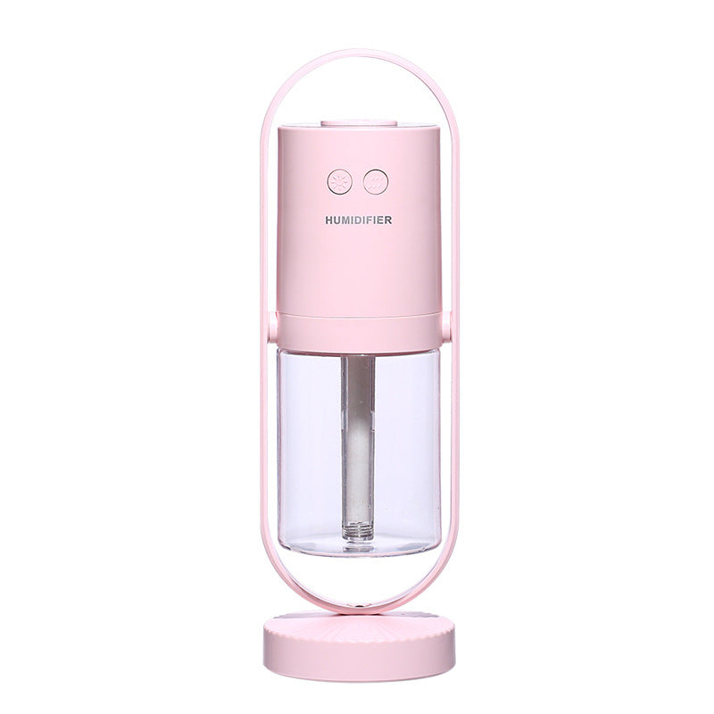 🌙💧 Portable Mini Night Light Humidifier | USB Aromatherapy Desktop Mist 🌿✨