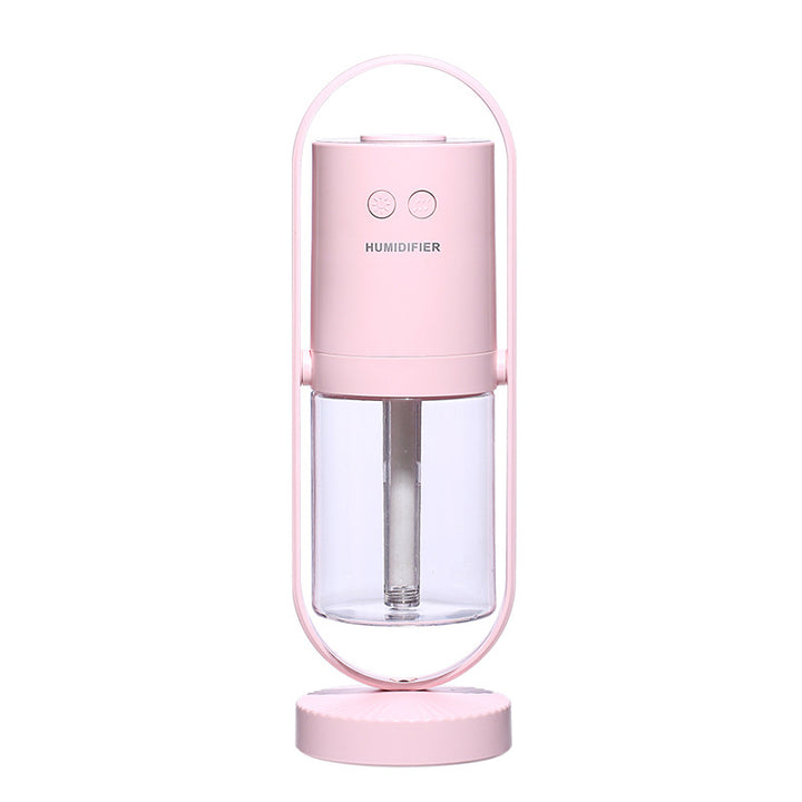 🌙💧 Portable Mini Night Light Humidifier | USB Aromatherapy Desktop Mist 🌿✨